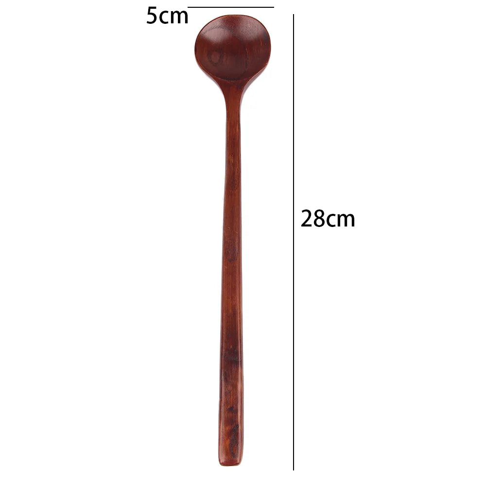 Long Handle Wooden Kitchenware Set