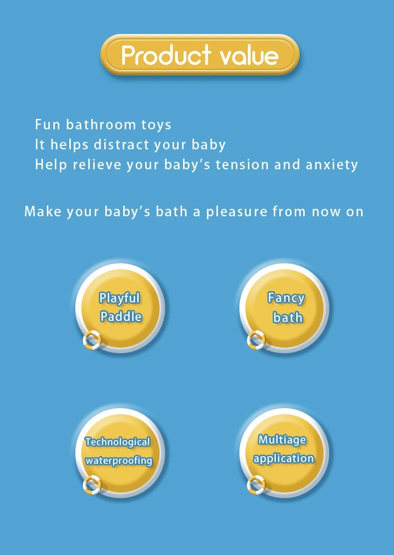 2 Styles Cute Water Bath Duck Shower