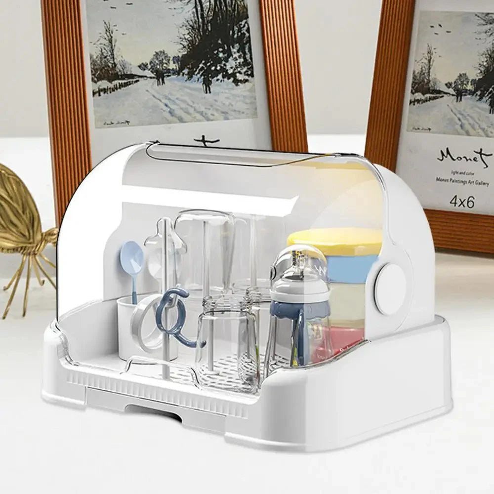 Portable Baby Bottle Drying Rack & Organizer