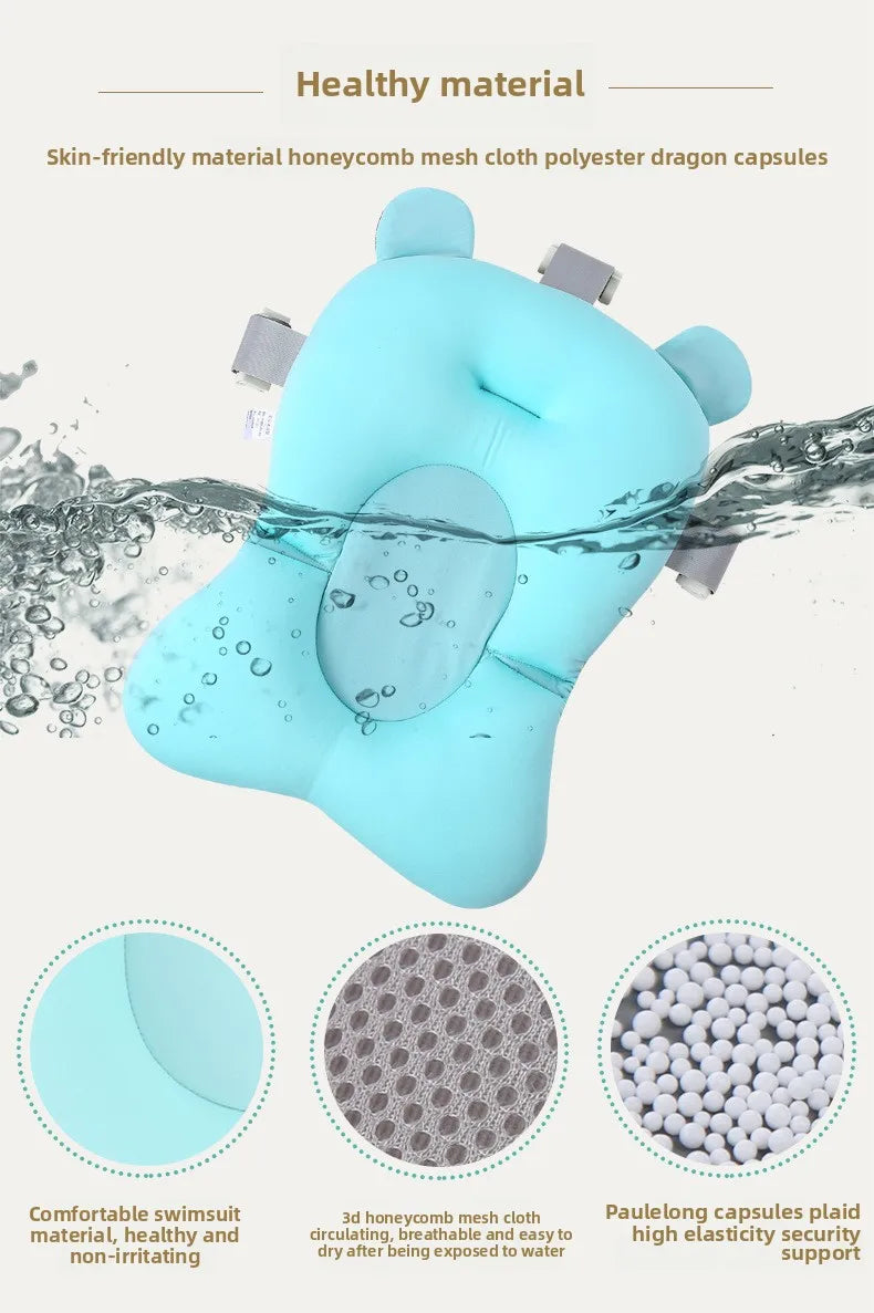 Newborn Baby Bath Net Bathtub Sponge Suspended Lying Down