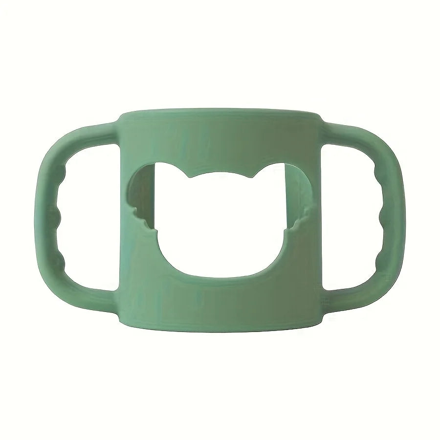 2PCS/1PC Soft Silicone Baby Bottle Handle – Fits Standard & Wide-Neck Bottles
