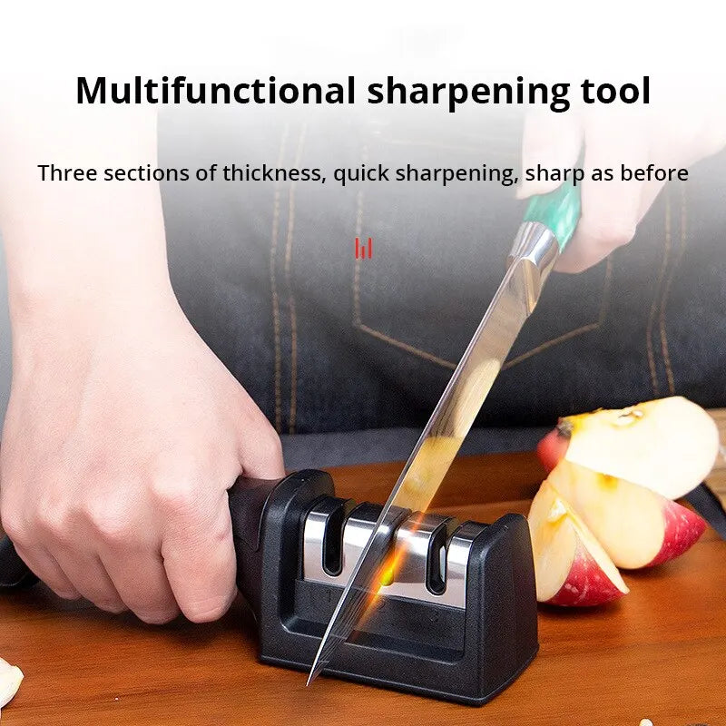 Three Segment Kitchen Knife Sharpener