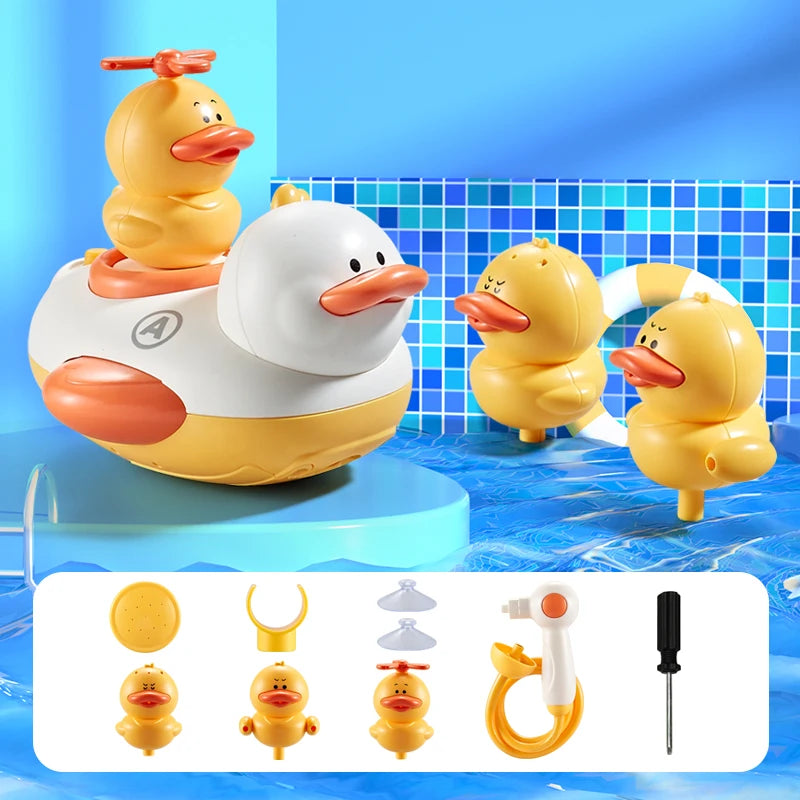 2 Styles Cute Water Bath Duck Shower