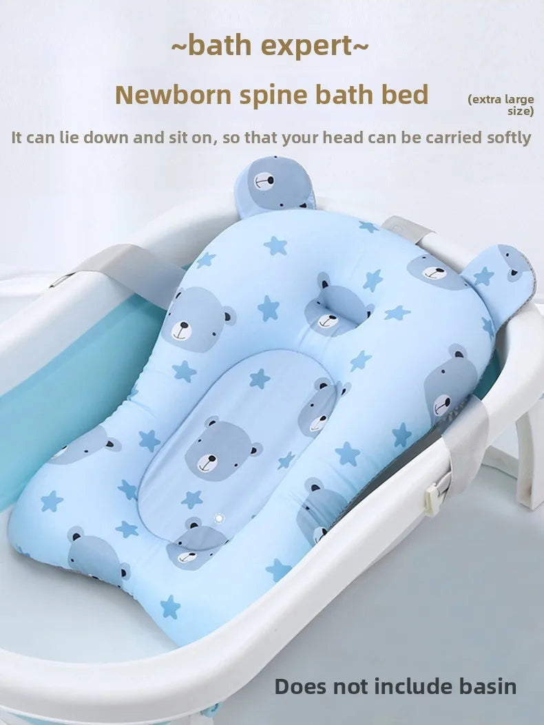 Newborn Baby Bath Net Bathtub Sponge Suspended Lying Down