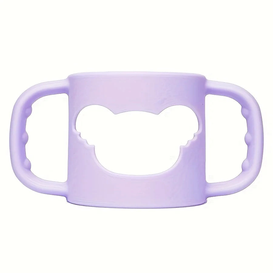 2PCS/1PC Soft Silicone Baby Bottle Handle – Fits Standard & Wide-Neck Bottles