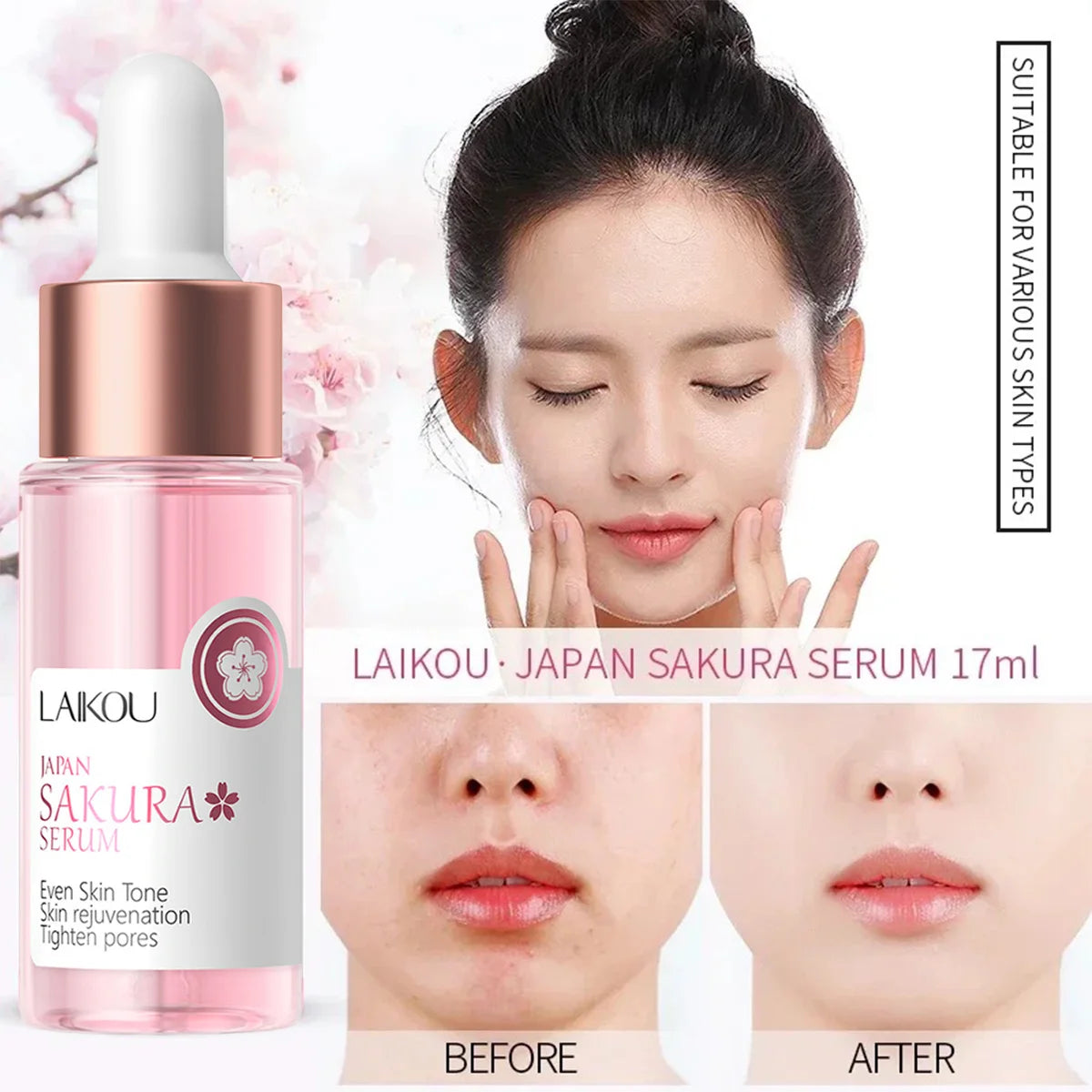 Cherry Blossom Cream Facial Essence Extract
