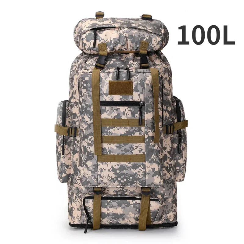 80L/100L  Mountaineering Tactical Climb  Backpacks