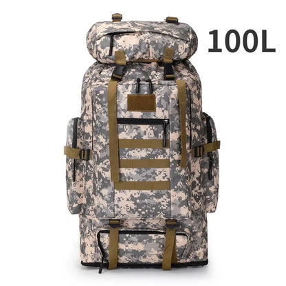 80L/100L  Mountaineering Tactical Climb  Backpacks