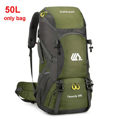 50L Travel Backpack Men Large Hiking & Camping Bag