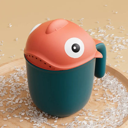Shark Cute Baby Bath Shower Head Rinse Cup Cartoon