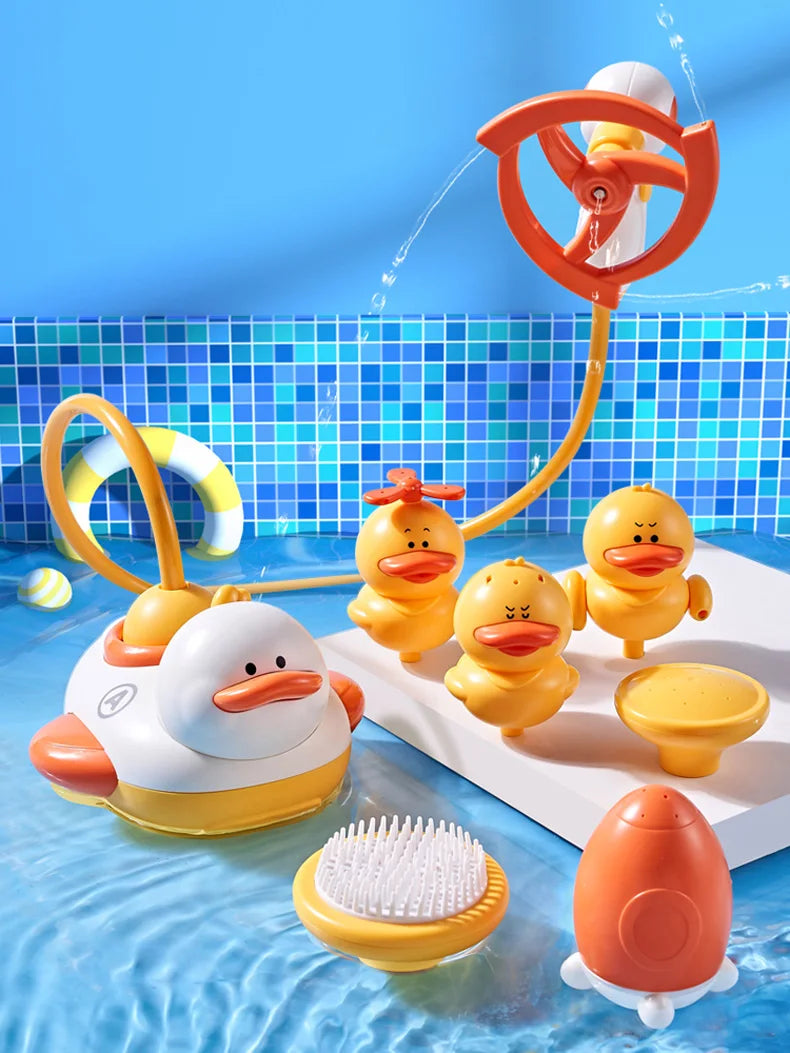 2 Styles Cute Water Bath Duck Shower