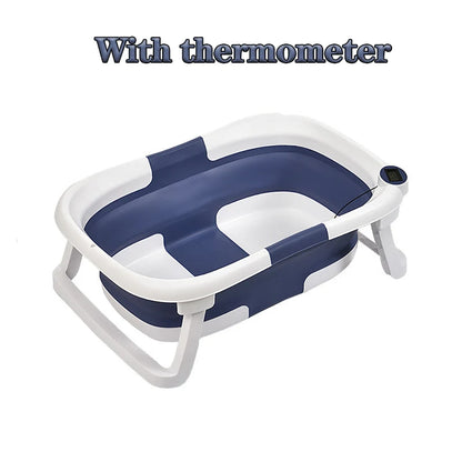 Real-time Temperature Silicone Baby Bathtub