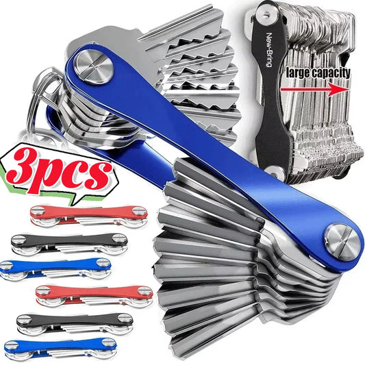 Multi-function Key Holder Pocket Metal Keychain