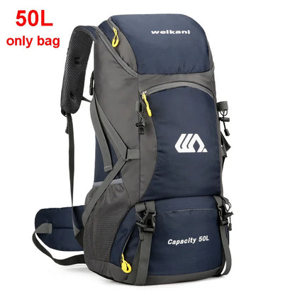 50L Travel Backpack Men Large Hiking & Camping Bag