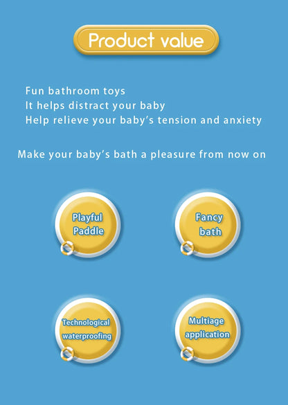 2 Styles Cute Water Bath Duck Shower