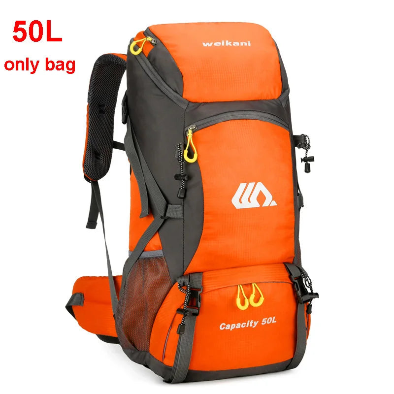50L Travel Backpack Men Large Hiking & Camping Bag