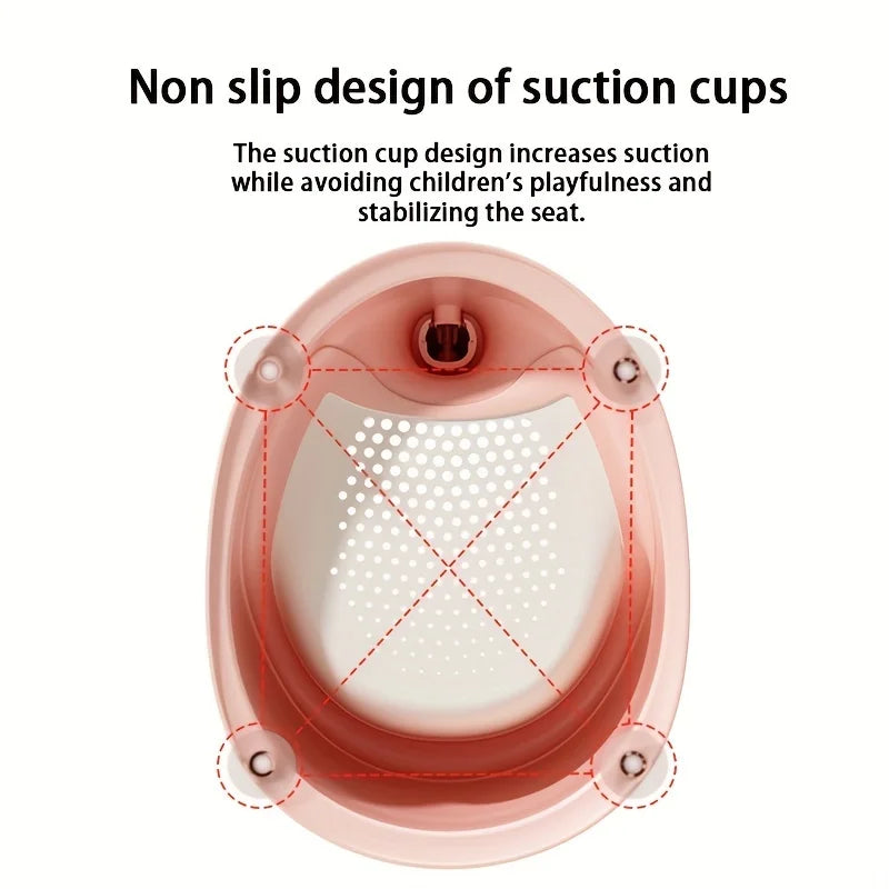 Real-time Temperature Silicone Baby Bathtub
