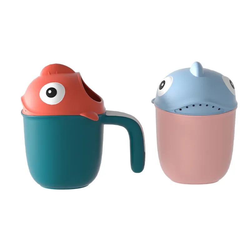 Shark Cute Baby Bath Shower Head Rinse Cup Cartoon