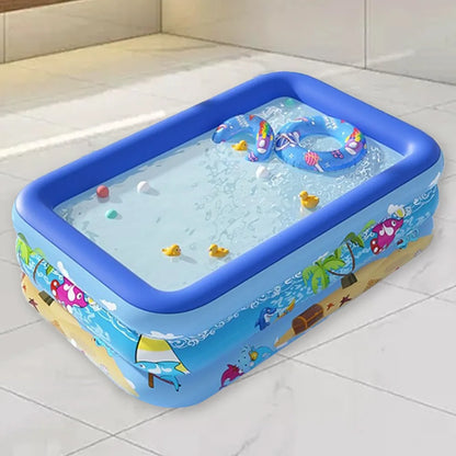 Inflatable Summer Swimming Pool Indoor Outdoor Bathtub 60/111/120cm
