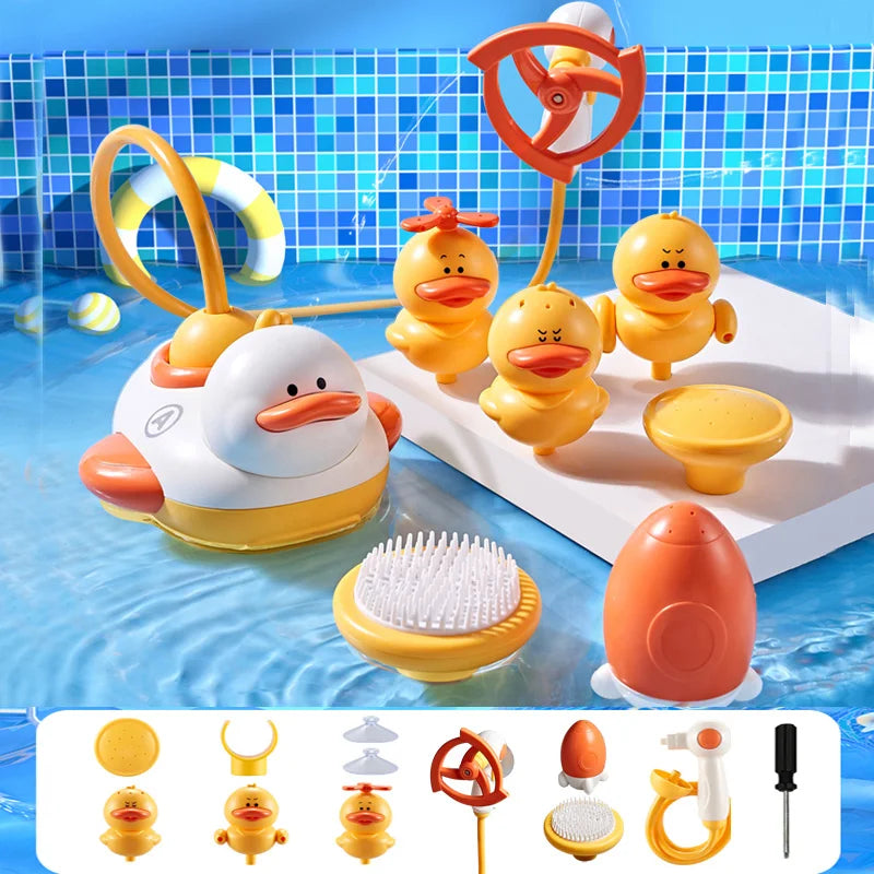 2 Styles Cute Water Bath Duck Shower