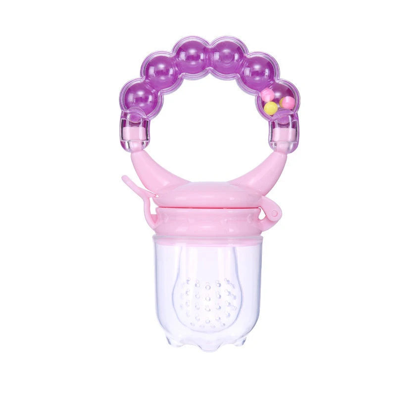 Food Grade Silicone Teether Baby Fruit Eating Accessories