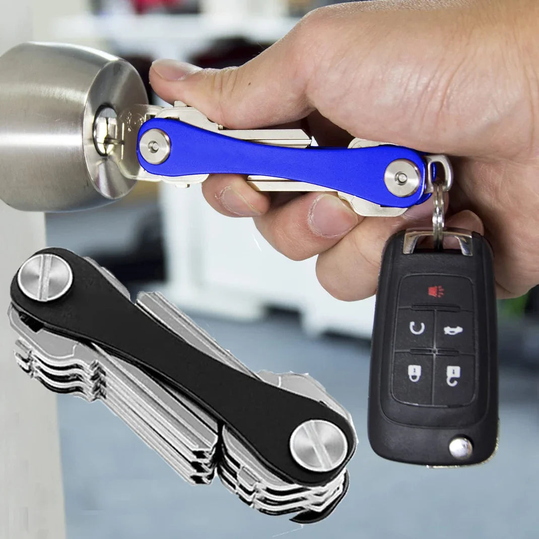 Multi-function Key Holder Pocket Metal Keychain