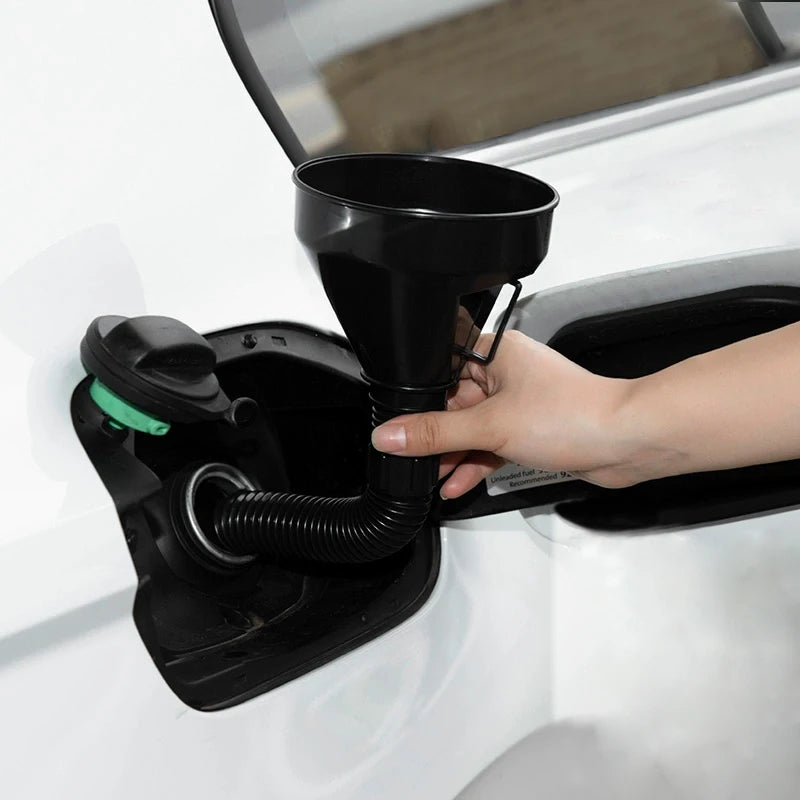 Universal Telescopic Foldable Oil Funnel – Universal Car Fuel Filler Tool