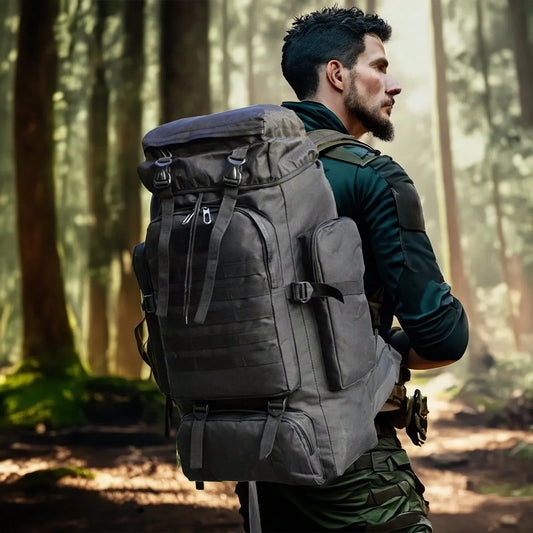 80L/100L  Mountaineering Tactical Climb  Backpacks