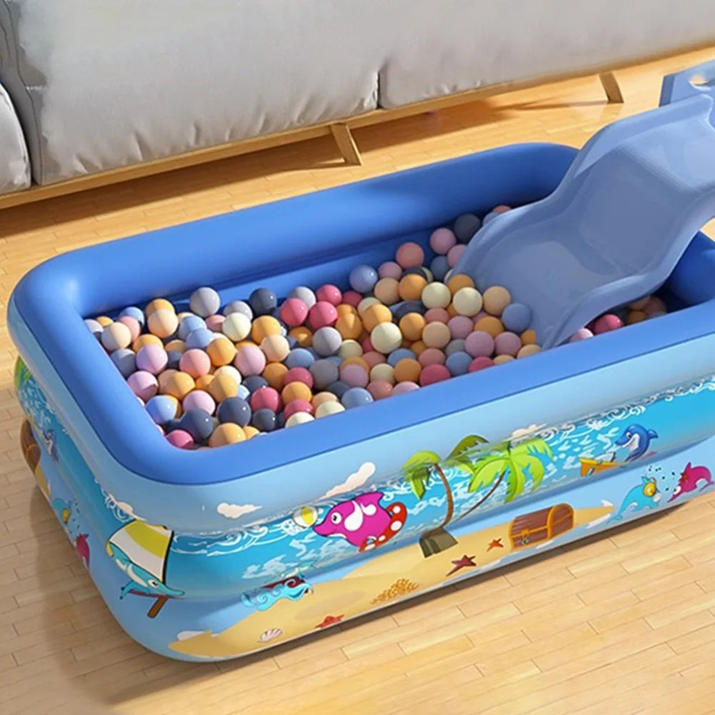 Inflatable Summer Swimming Pool Indoor Outdoor Bathtub 60/111/120cm