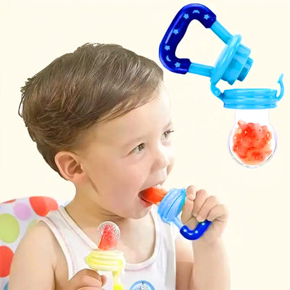 Food Grade Silicone Teether Baby Fruit Eating Accessories