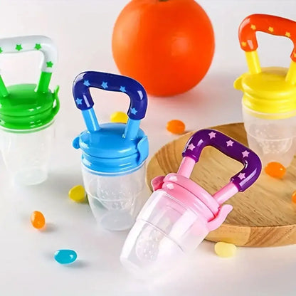 Food Grade Silicone Teether Baby Fruit Eating Accessories