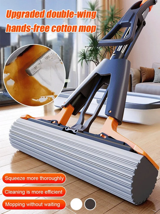Household Thickened Sponge Mop Handfree Wash Absorbent