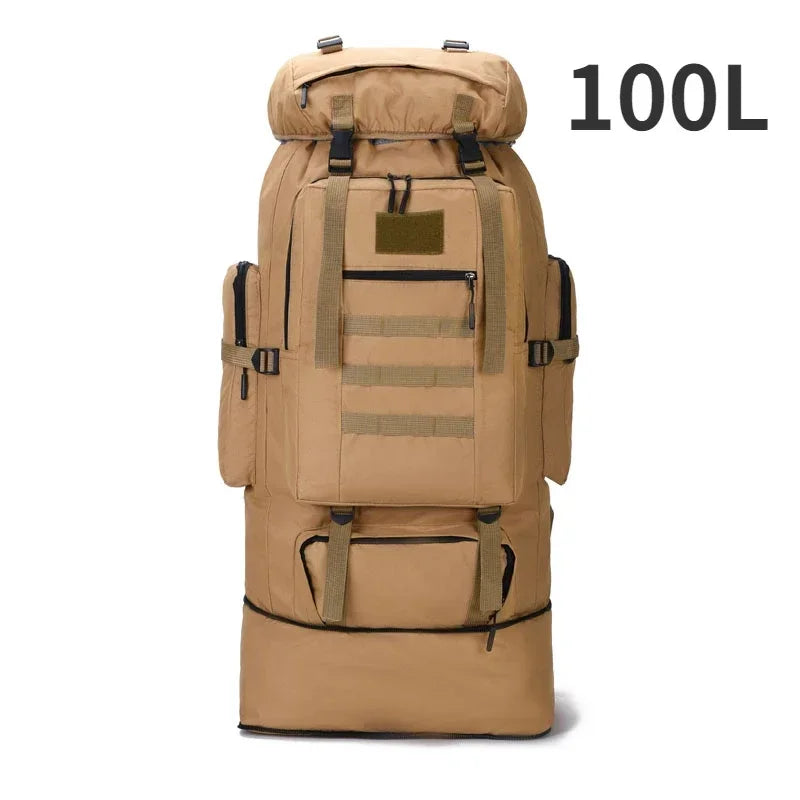 80L/100L  Mountaineering Tactical Climb  Backpacks