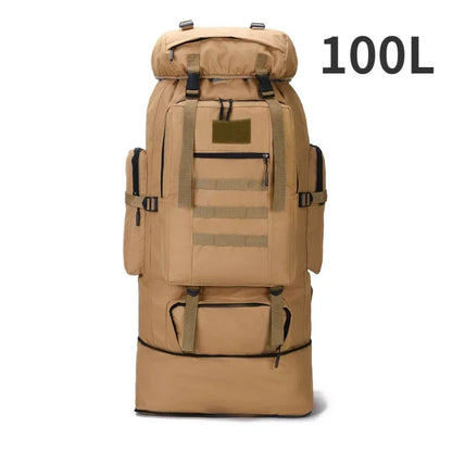 80L/100L  Mountaineering Tactical Climb  Backpacks