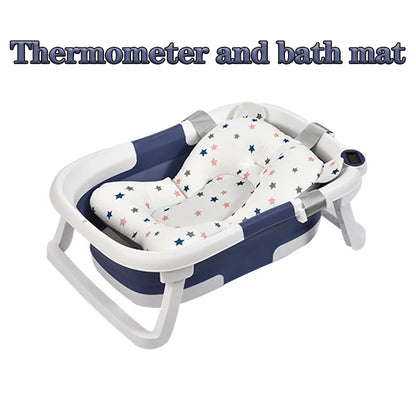 Real-time Temperature Silicone Baby Bathtub