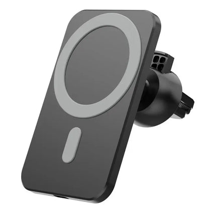 15W Car Charger Type C Mobile Phone Magnetic Wireless Charger Car Mount