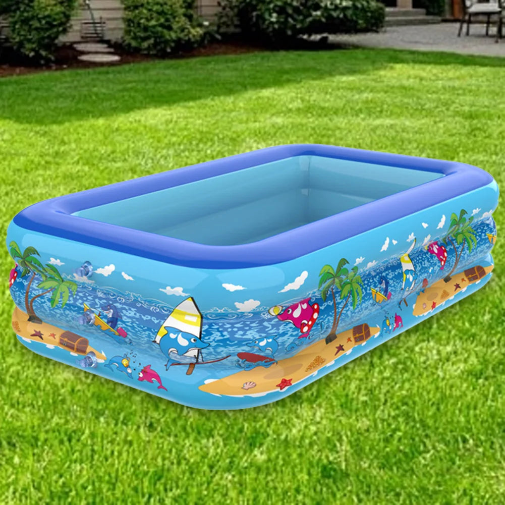 Inflatable Summer Swimming Pool Indoor Outdoor Bathtub 60/111/120cm