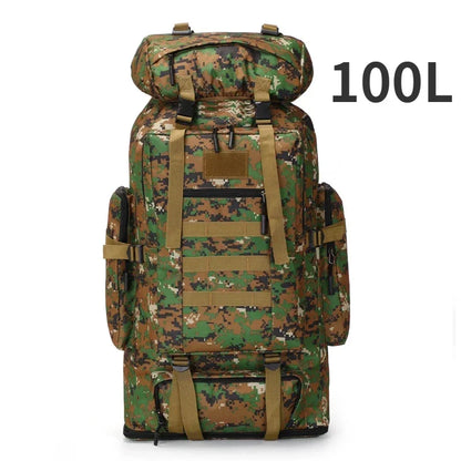 80L/100L  Mountaineering Tactical Climb  Backpacks