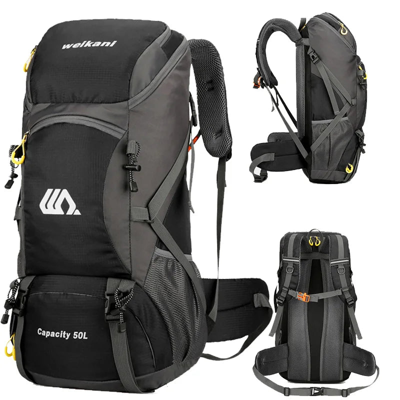 50L Travel Backpack Men Large Hiking & Camping Bag