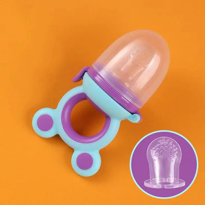 Food Grade Silicone Teether Baby Fruit Eating Accessories