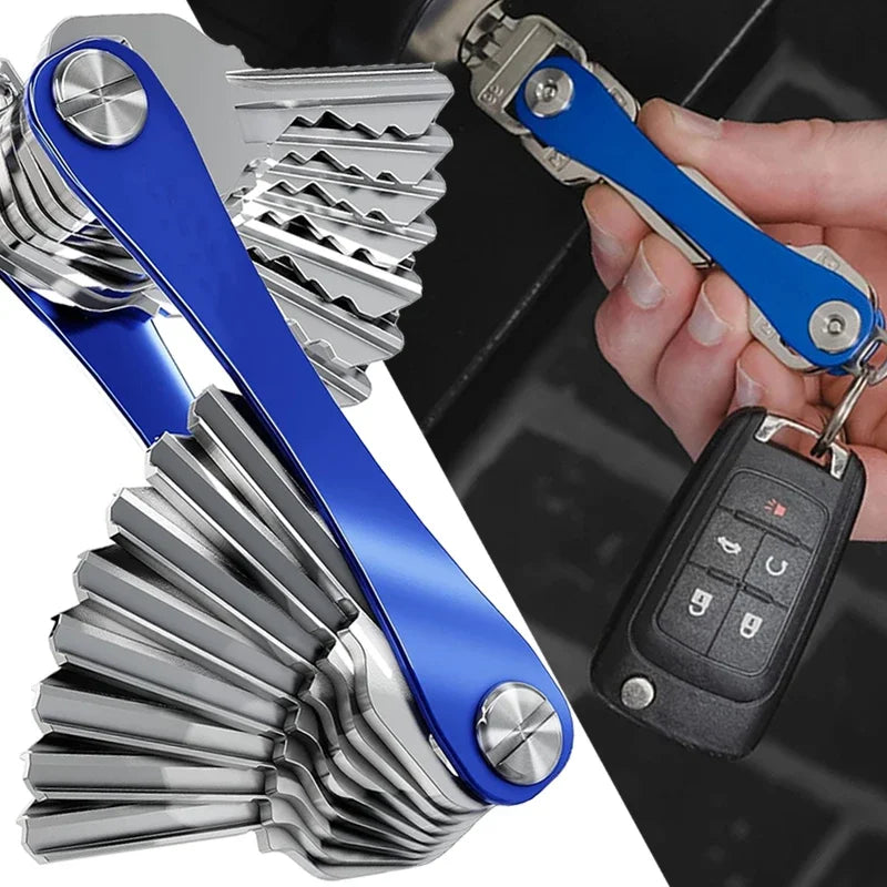 Multi-function Key Holder Pocket Metal Keychain