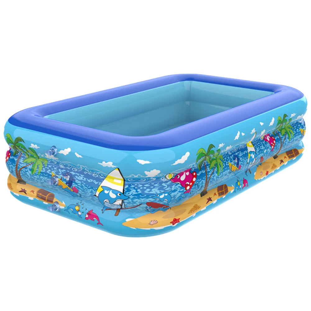 Inflatable Summer Swimming Pool Indoor Outdoor Bathtub 60/111/120cm