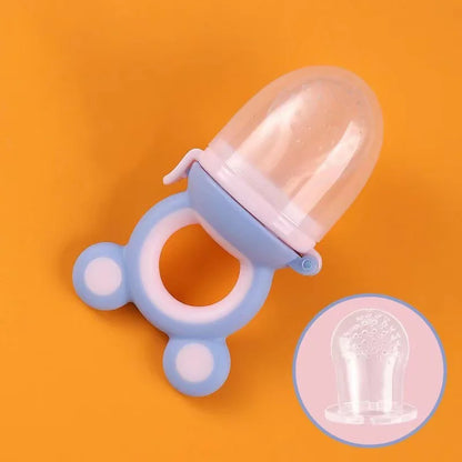 Food Grade Silicone Teether Baby Fruit Eating Accessories