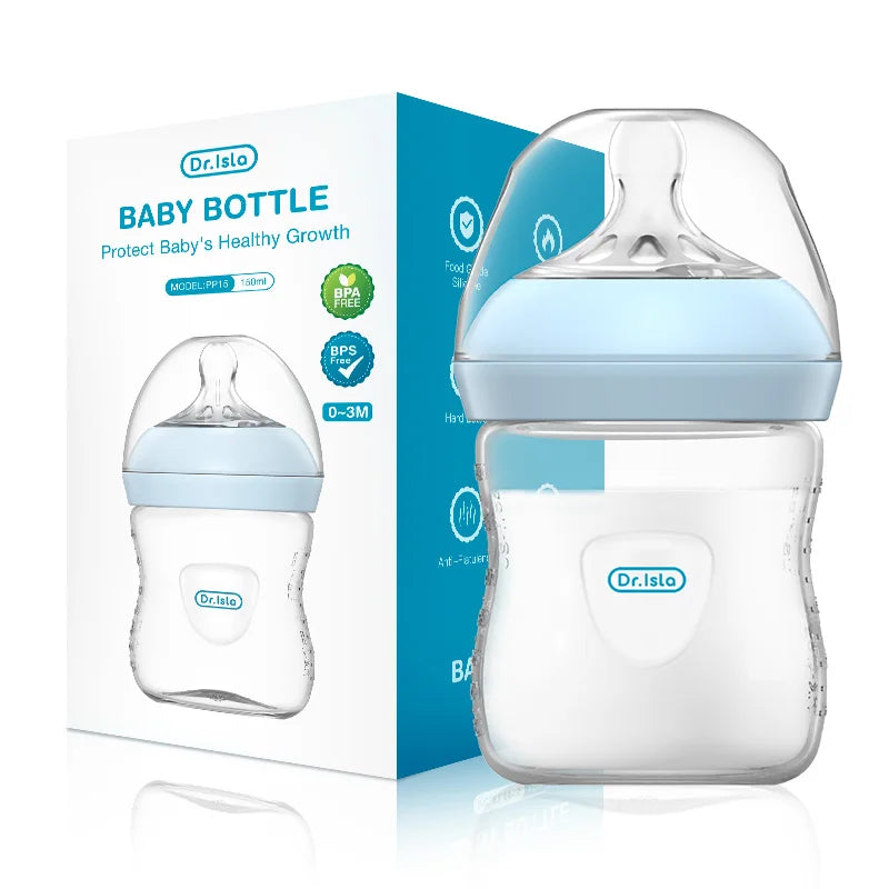 150/240/330ML Baby Feeding Bottle with Handle – Newborn Milk Bottle