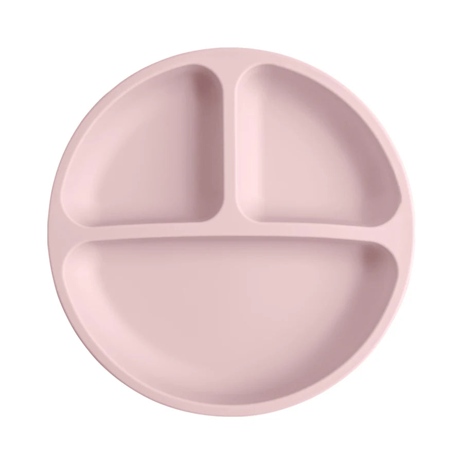 1PC Silicone Suction Baby Plate – BPA-Free Toddler Training Tableware