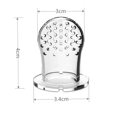 Food Grade Silicone Teether Baby Fruit Eating Accessories