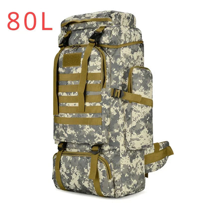 80L/100L  Mountaineering Tactical Climb  Backpacks