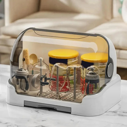 Portable Baby Bottle Drying Rack & Organizer