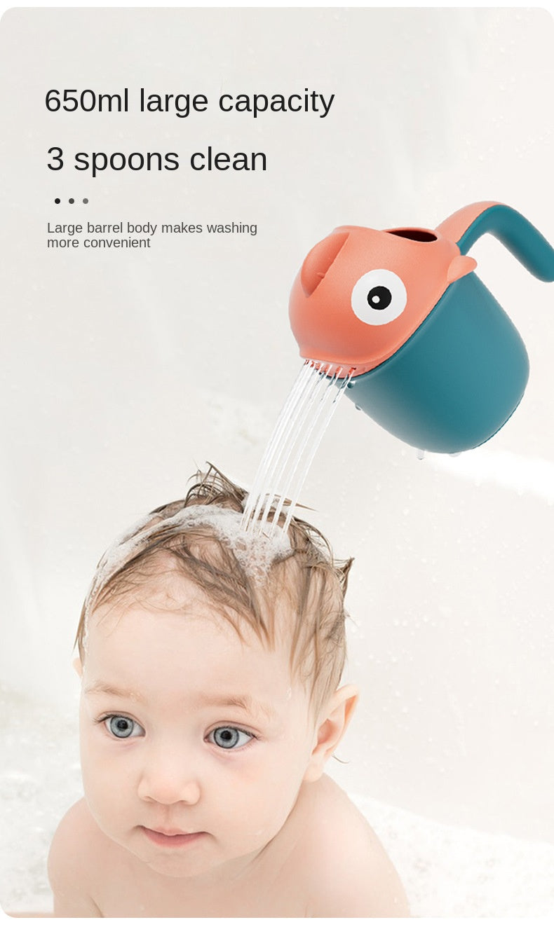 Shark Cute Baby Bath Shower Head Rinse Cup Cartoon