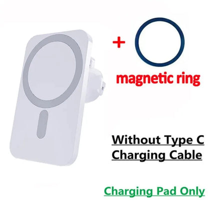 30W Magnetic Wireless Car Charging Mount for iPhone 12-15 Series